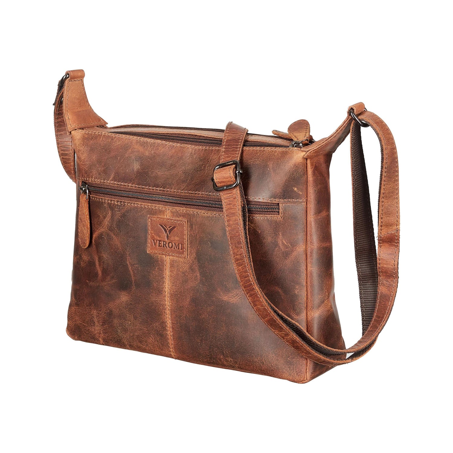 Einzelstück Umhängetasche Harley - Brown