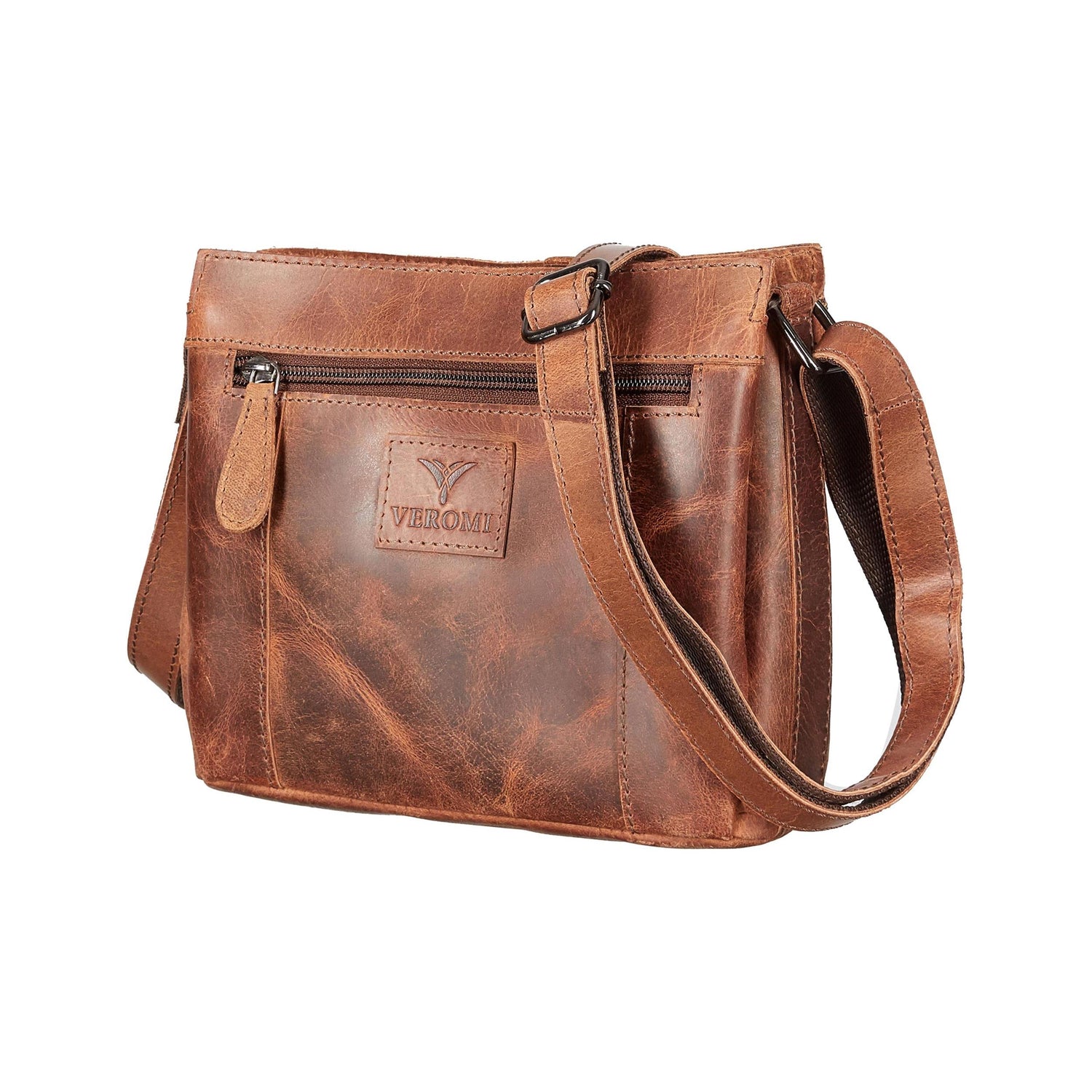 Einzelstück Umhängetasche Lindsay - Brown