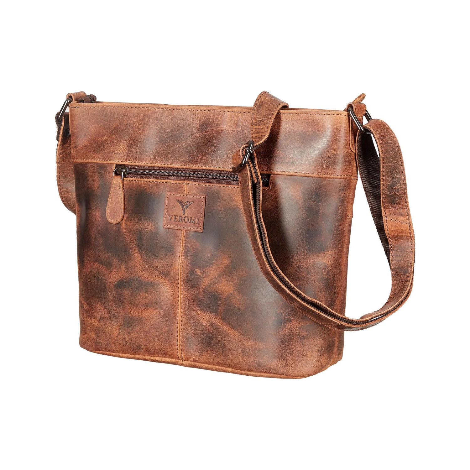 Einzelstück Umhängetasche Ava - Brown