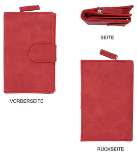 Portmonee Helene Uni Rot