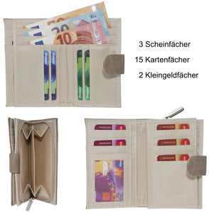 Portmonee Helene Uni Beige