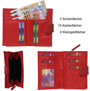 Portmonee Helene Uni Rot
