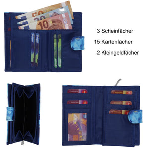Portmonee Helene Liquid Blau