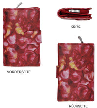 Laden Sie das Bild in die Galerie, Portmonee Helene Liquid Rot
