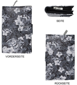 Portmonee Helene Flower Schwarz