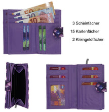 Laden Sie das Bild in die Galerie, Portmonee Helene Cube Lila
