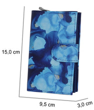 Laden Sie das Bild in die Galerie, Portmonee Helene Liquid Blau
