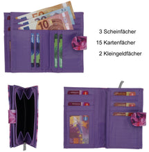 Laden Sie das Bild in die Galerie, Portmonee Helene Liquid Lila
