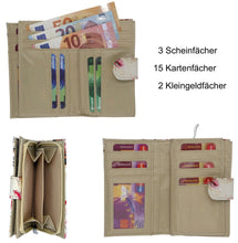 Laden Sie das Bild in die Galerie, Portmonee Helene Butterfly Beige
