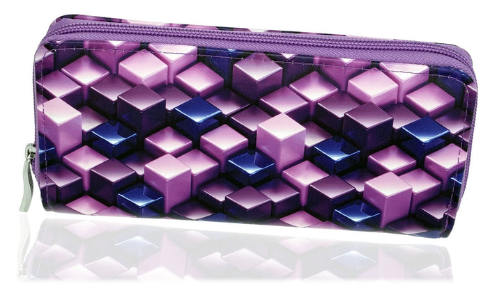 Portmonee Nika Cube Lila