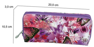 Portmonee Nika Butterfly Lila