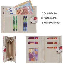 Laden Sie das Bild in die Galerie, Portmonee Helene Herzen Beige
