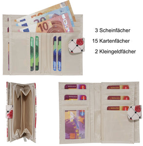 Portmonee Helene Herzen Beige