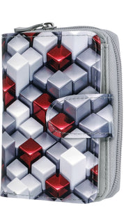 Portmonee Julia Cube Grau