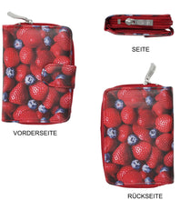 Laden Sie das Bild in die Galerie, Portmonee Julia Früchte Erdbeere
