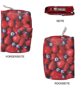 Portmonee Julia Früchte Erdbeere