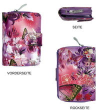 Laden Sie das Bild in die Galerie, Portmonee Julia Butterfly Lila
