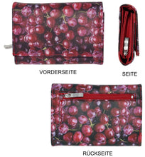 Laden Sie das Bild in die Galerie, Portmonee Andrea Früchte Weintraube
