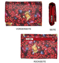 Laden Sie das Bild in die Galerie, Portmonee Andrea Früchte Johannisbeere
