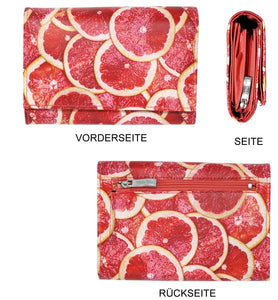 Portmonee Andrea Früchte Grapefruit