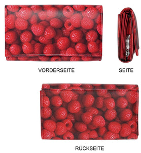 Portmonee Jennifer Früchte Himbeere