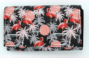 Portmonee Jennifer Flamingo 2 Schwarz