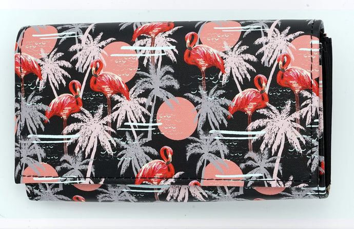 Portmonee Jennifer Flamingo 2 Schwarz