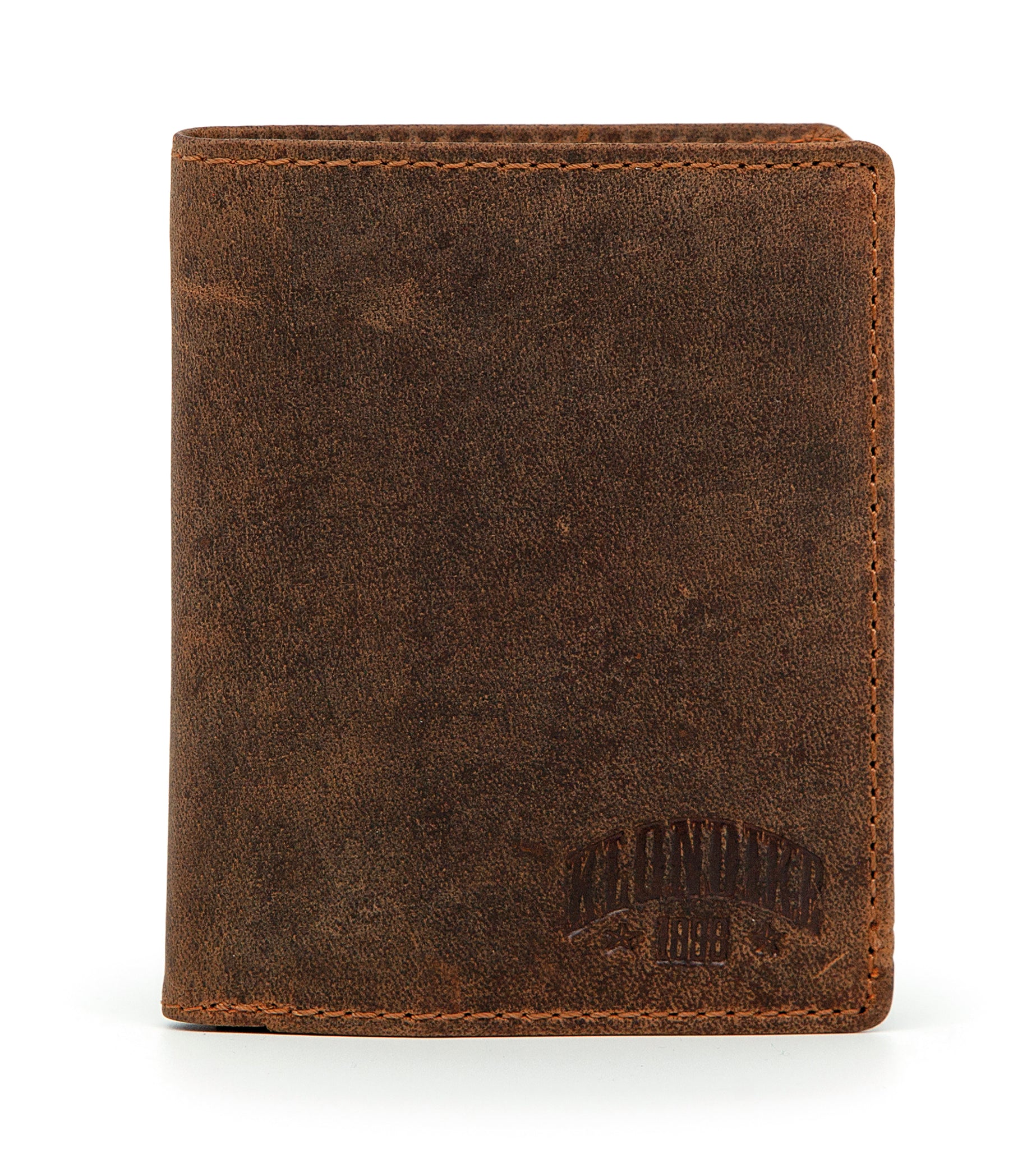 Klondike 1896 Evan Hochformatbörse mit Klappe - dunkelbraun – VEROMI  Lederwaren